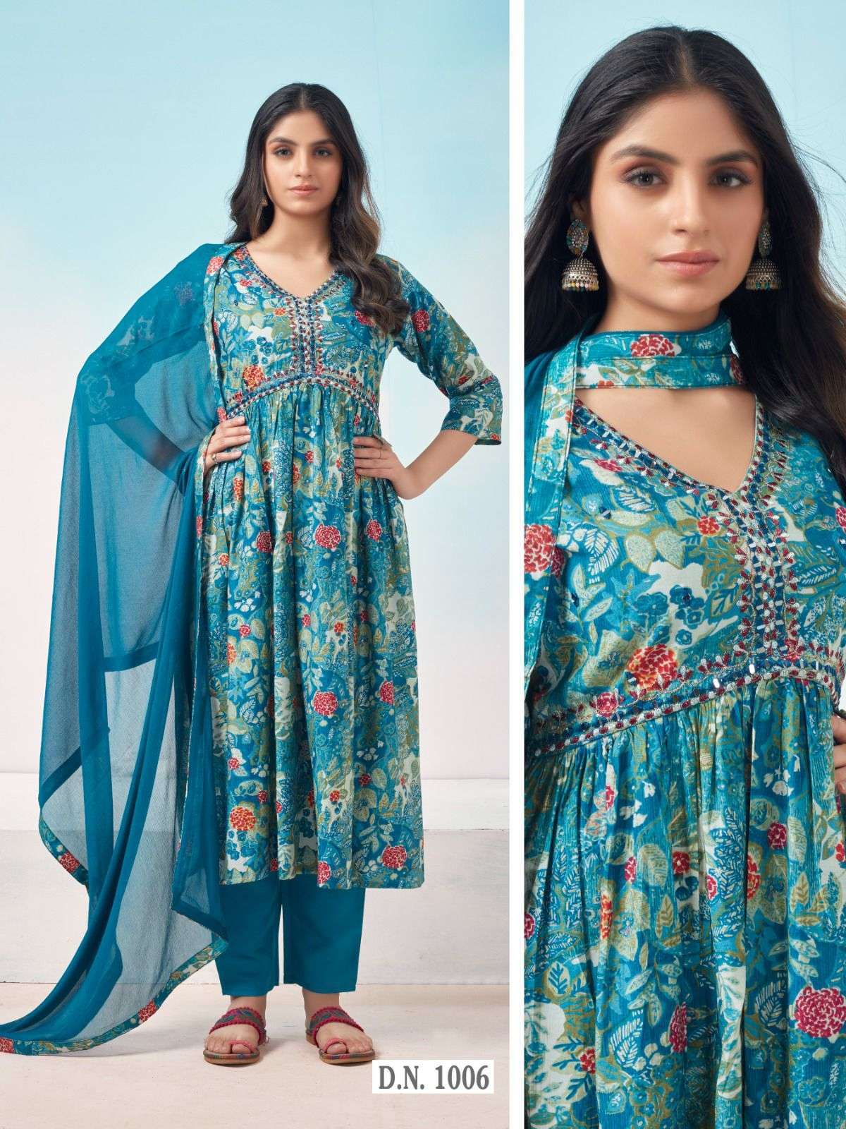 Letest Cotton Princess Cut Kurti With 2 Side Pocket, Printed at Rs  450/piece in Surat