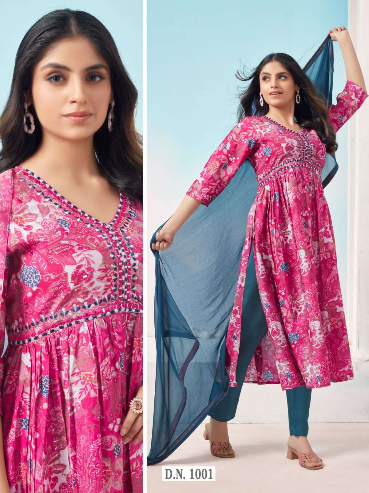 Gujarati print kurtis sales
