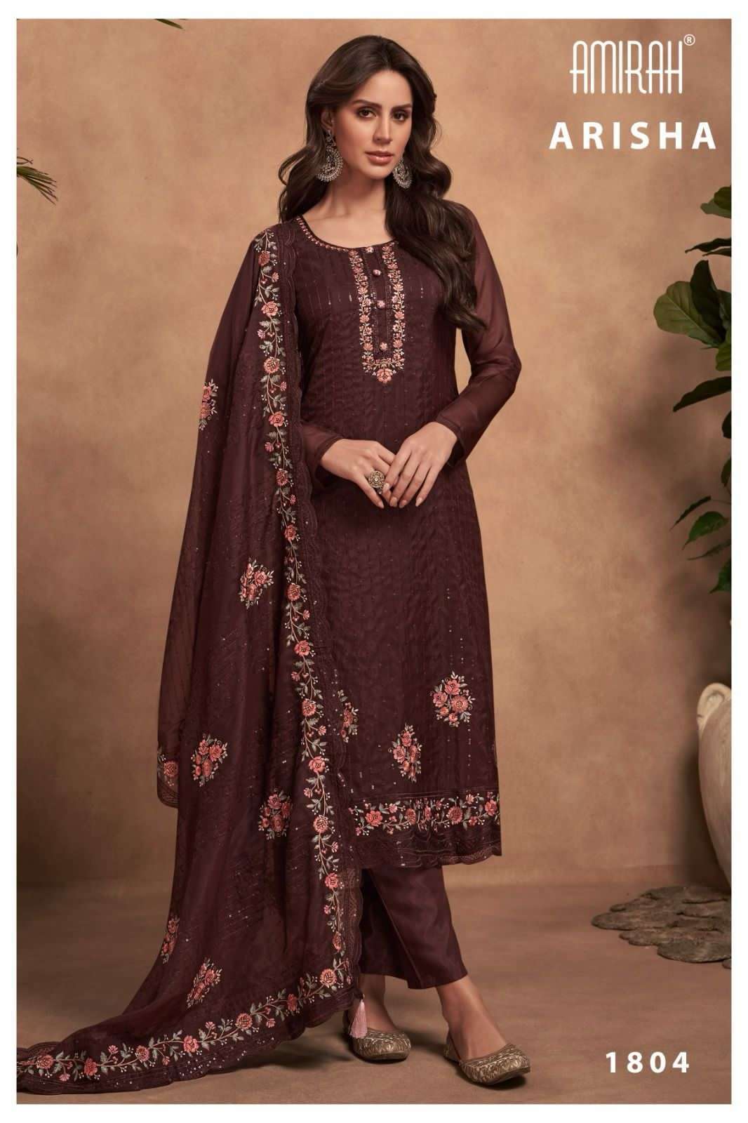 Amirah Arisha Organza Embroidered Salwar Kameez Latest Salwar Kameez Collection Wholesale