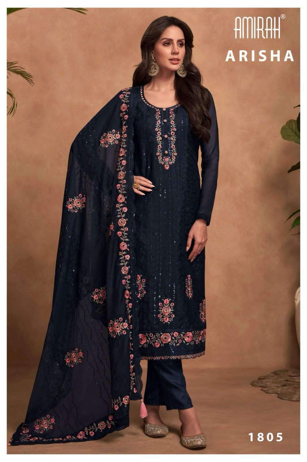 Amirah Arisha Organza Embroidered Salwar Kameez Latest Salwar Kameez Collection Wholesale