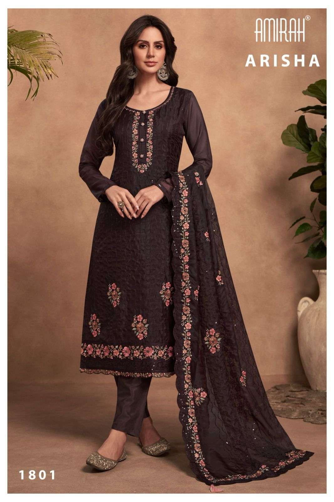 Amirah Arisha Organza Embroidered Salwar Kameez Latest Salwar Kameez Collection Wholesale