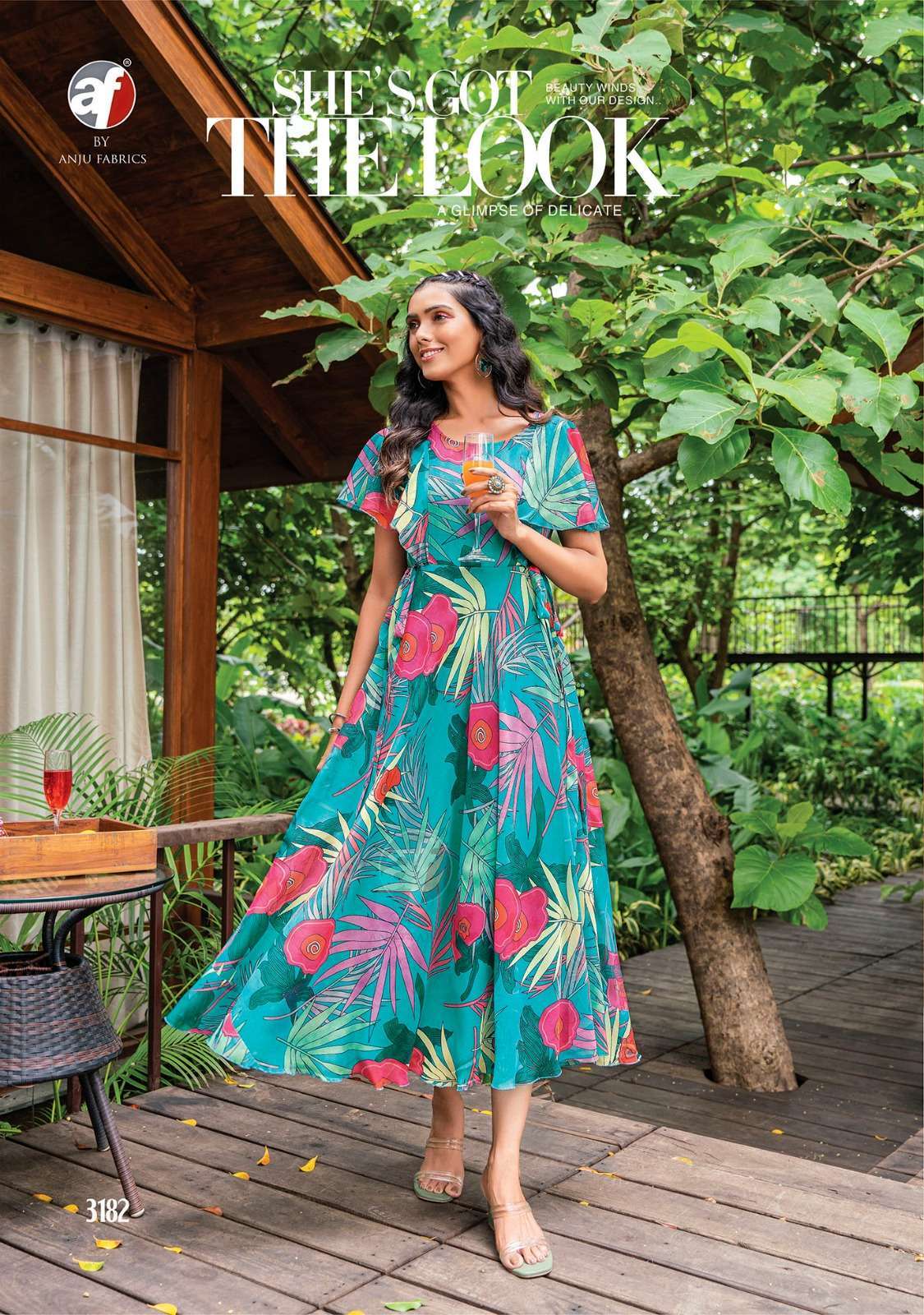 Anju Fabrics Coral Charm vol 3 Wholesale clothing distributors in India