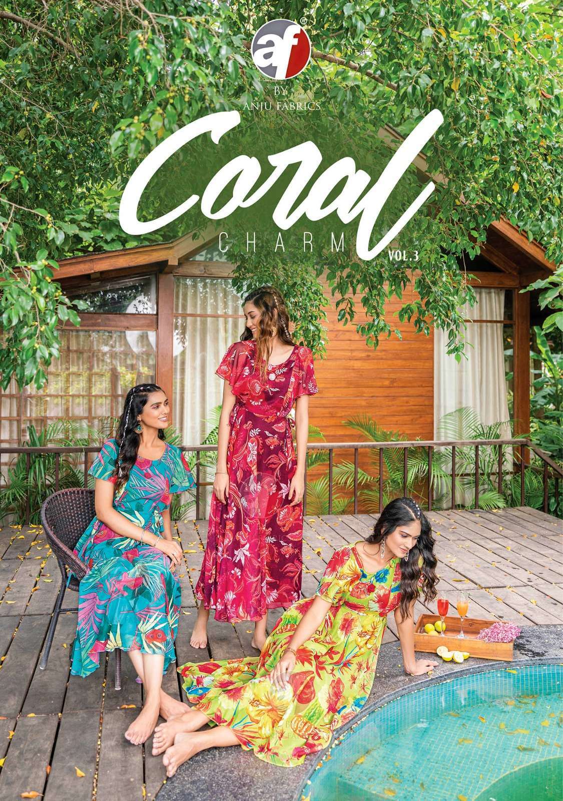 Anju Fabrics Coral Charm vol -3  Wholesale clothing distributors in India