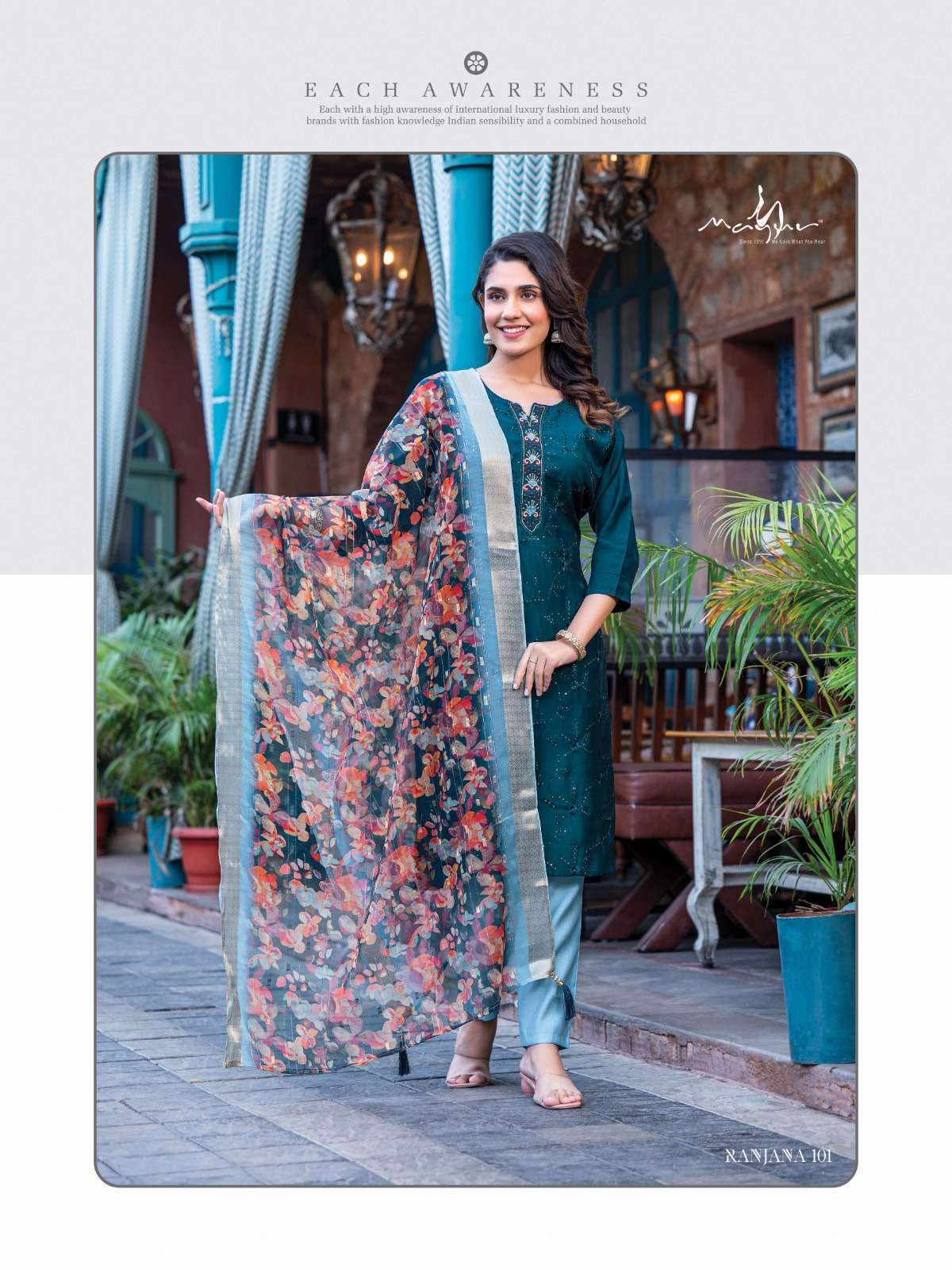 AYUR FASHION Ranjana Surat Kurti wholesale dealers