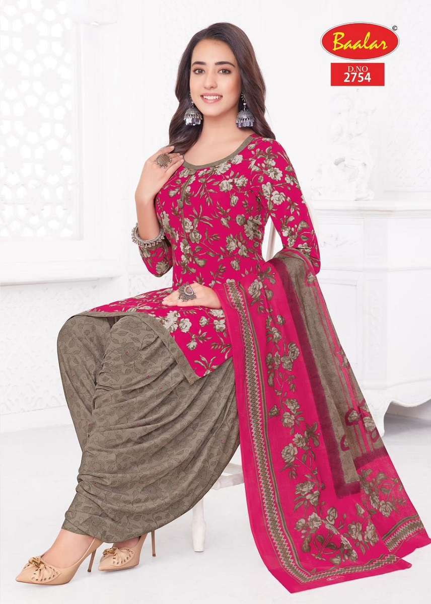 Baalar Zaara Patiyala Special Vol-27 -Dress Material Catalogue dress material wholesalers in Ahmedabad