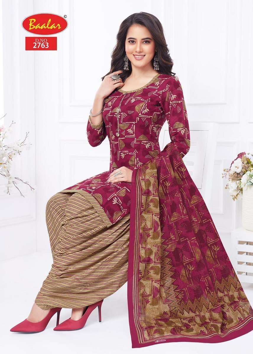 Baalar Zaara Patiyala Special Vol-27 -Dress Material Catalogue dress material wholesalers in Ahmedabad