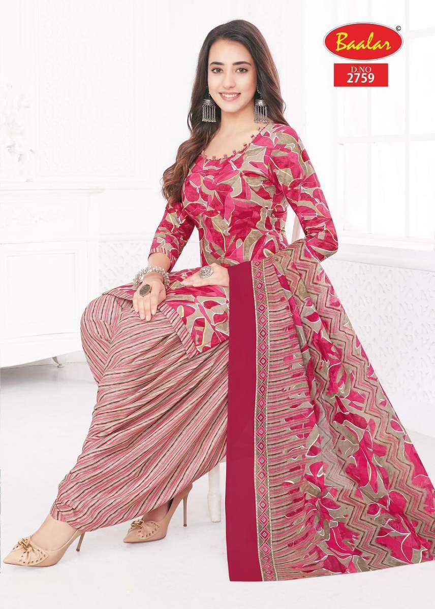 Baalar Zaara Patiyala Special Vol-27 -Dress Material Catalogue dress material wholesalers in Ahmedabad