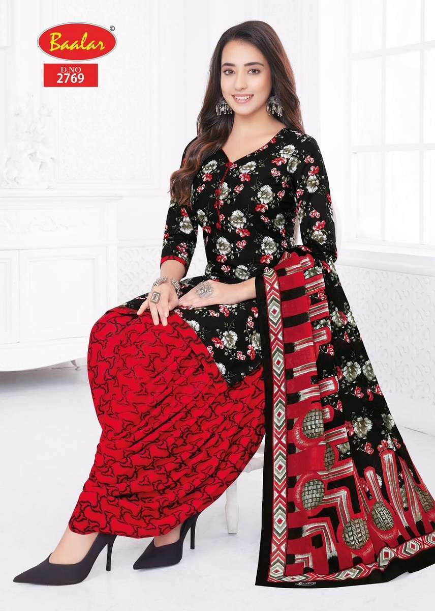 Baalar Zaara Patiyala Special Vol-27 -Dress Material Catalogue dress material wholesalers in Ahmedabad