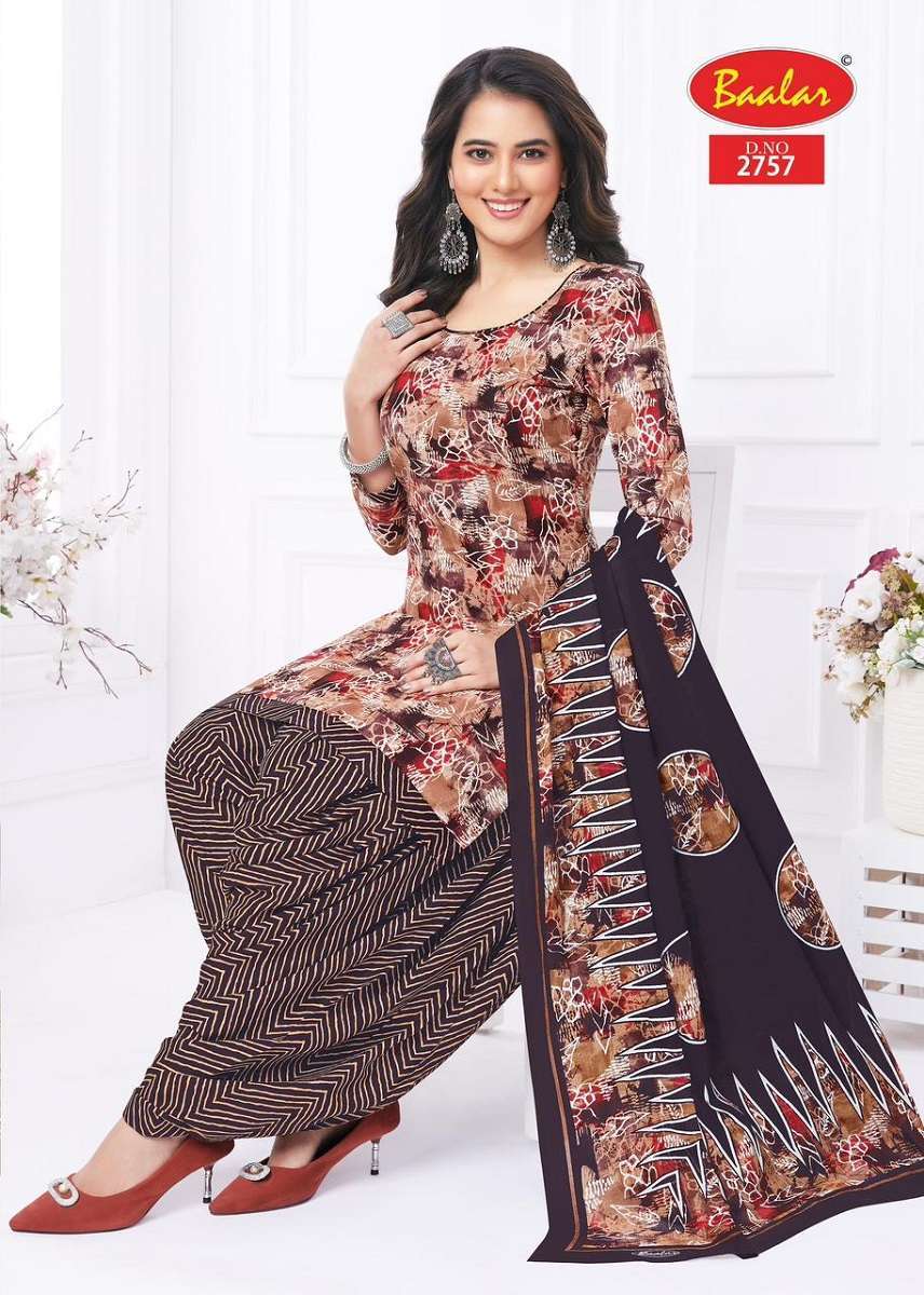 Baalar Zaara Patiyala Special Vol-27 -Dress Material Catalogue dress material wholesalers in Ahmedabad