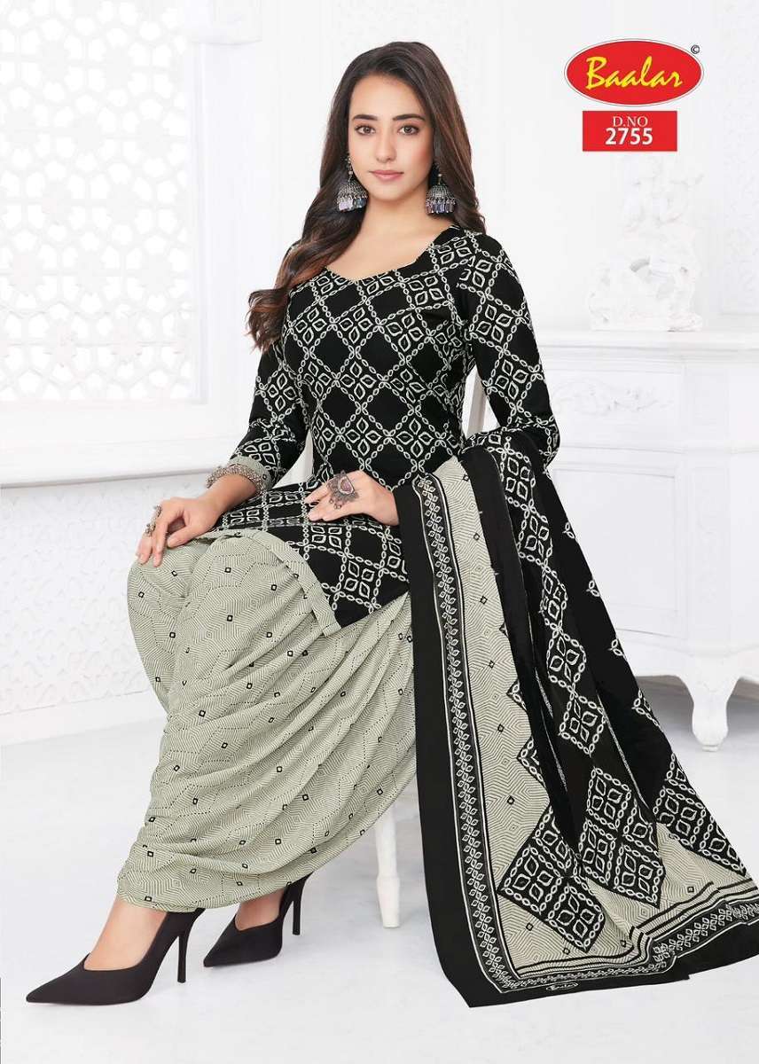Baalar Zaara Patiyala Special Vol-27 -Dress Material Catalogue dress material wholesalers in Ahmedabad