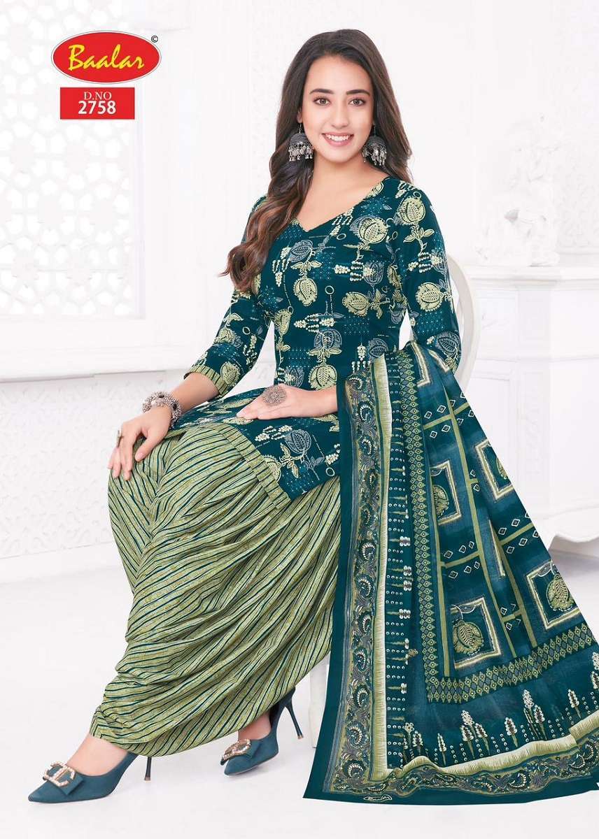 Baalar dress materials new catalogue clearance