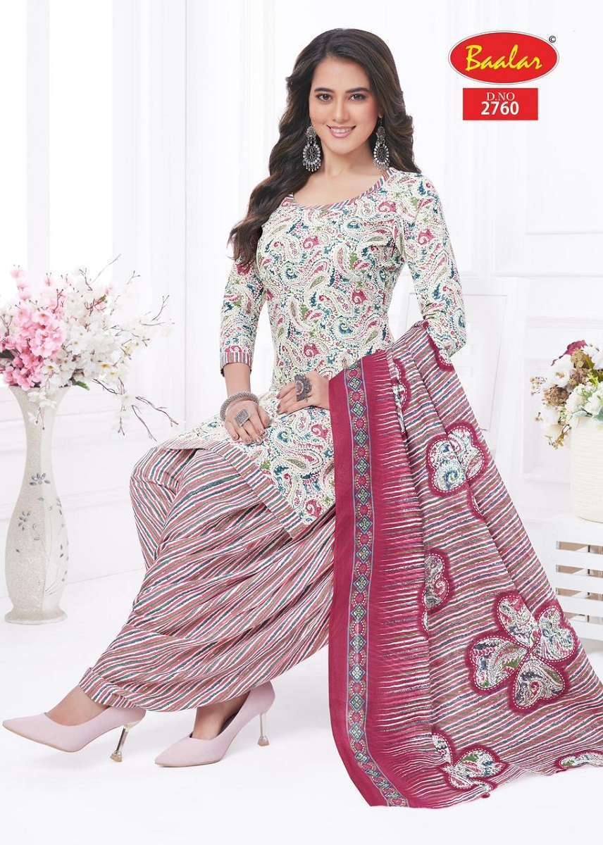 Baalar cotton dress materials catalogue online