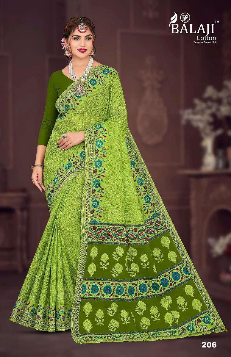 Balaji Anushka Vol -2 – Cotton Saree Surat textile market