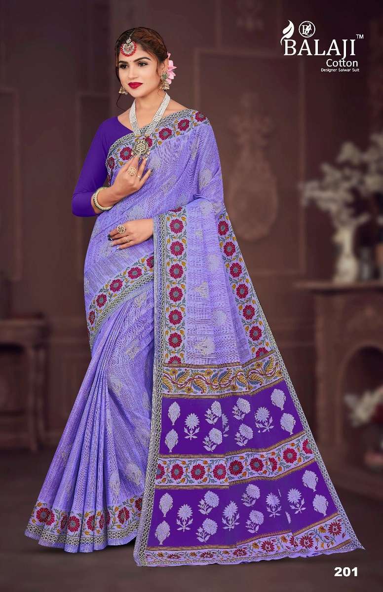 Balaji Anushka Vol -2 – Cotton Saree Surat textile market