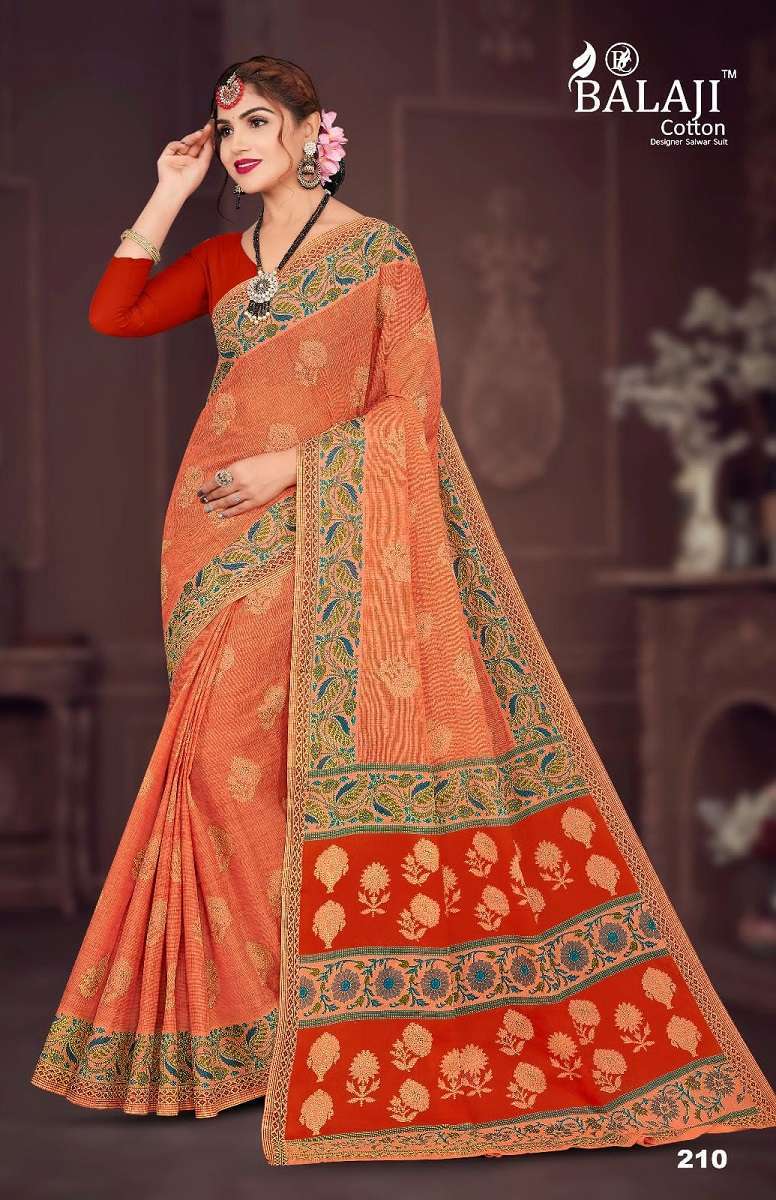 Balaji Anushka Vol -2 – Cotton Saree Surat textile market
