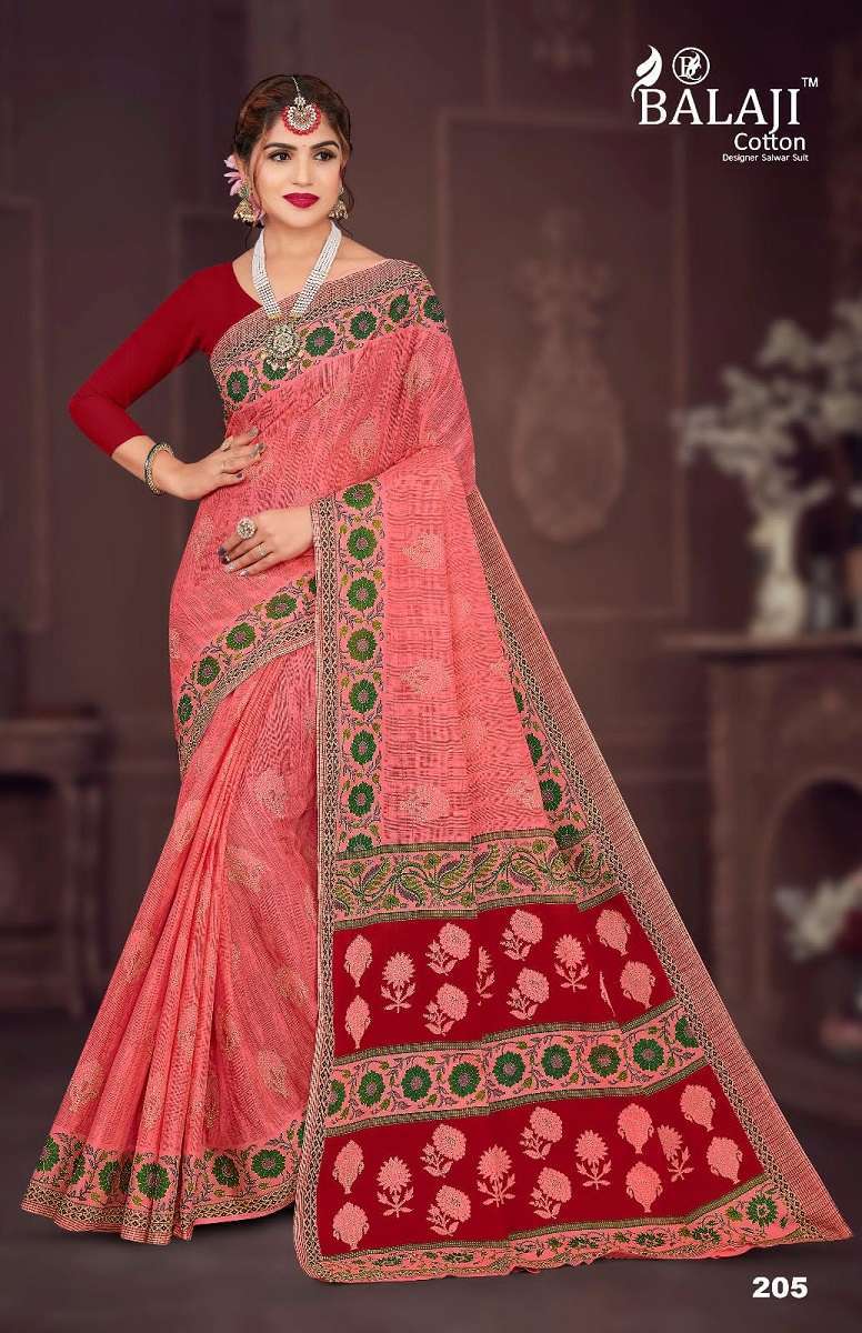 Balaji Anushka Vol -2 – Cotton Saree Surat textile market