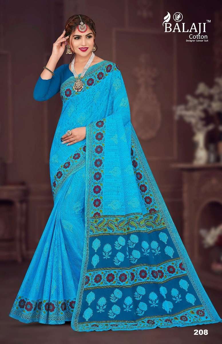 Balaji Anushka Vol -2 – Cotton Saree Surat textile market