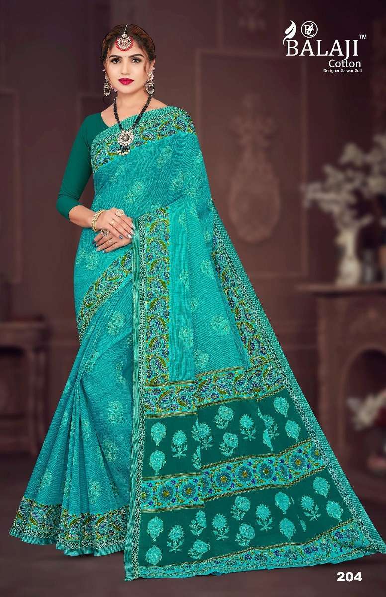 Balaji Anushka Vol -2 – Cotton Saree Surat textile market