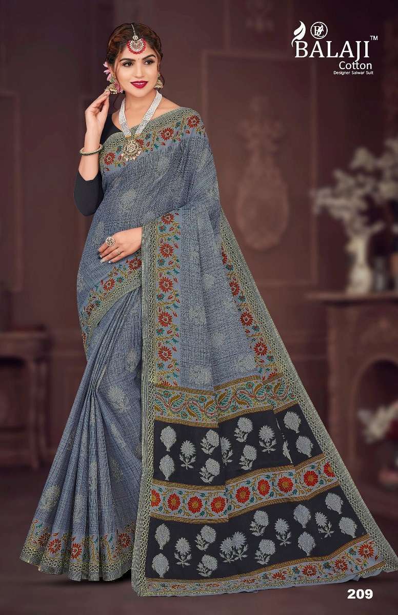Balaji Anushka Vol -2 – Cotton Saree Surat textile market