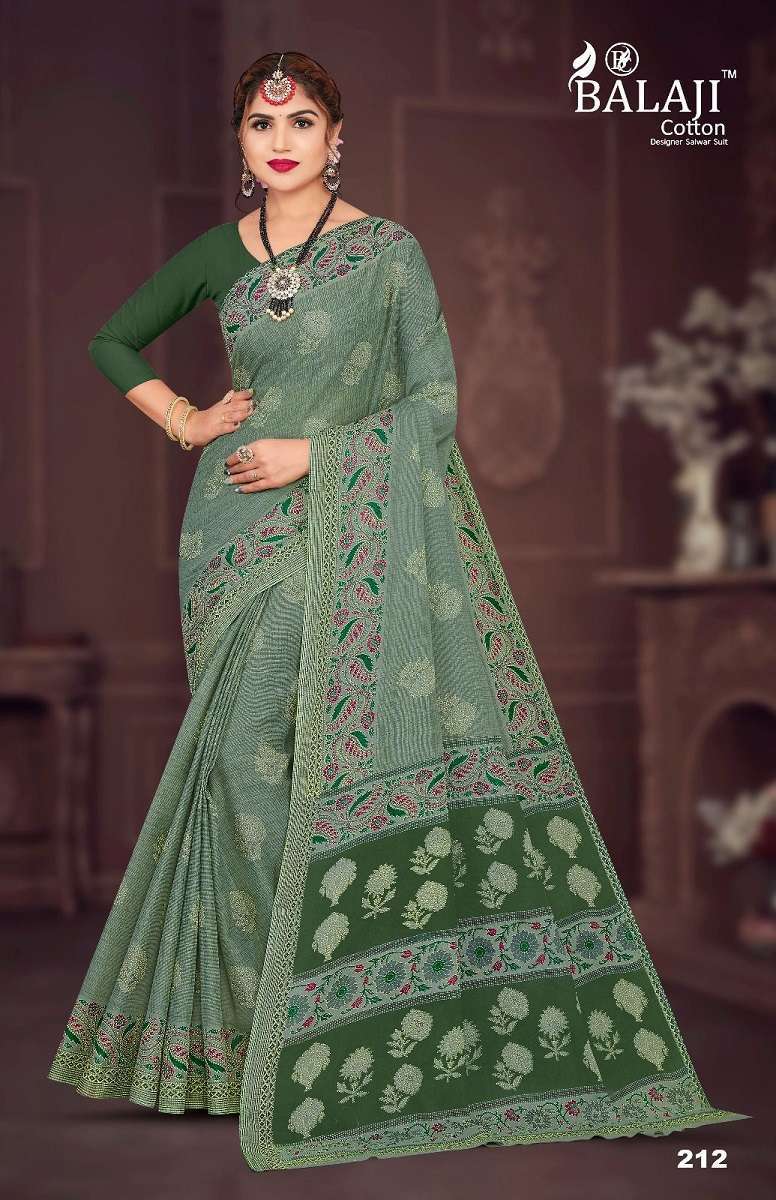 Balaji Anushka Vol -2 – Cotton Saree Surat textile market