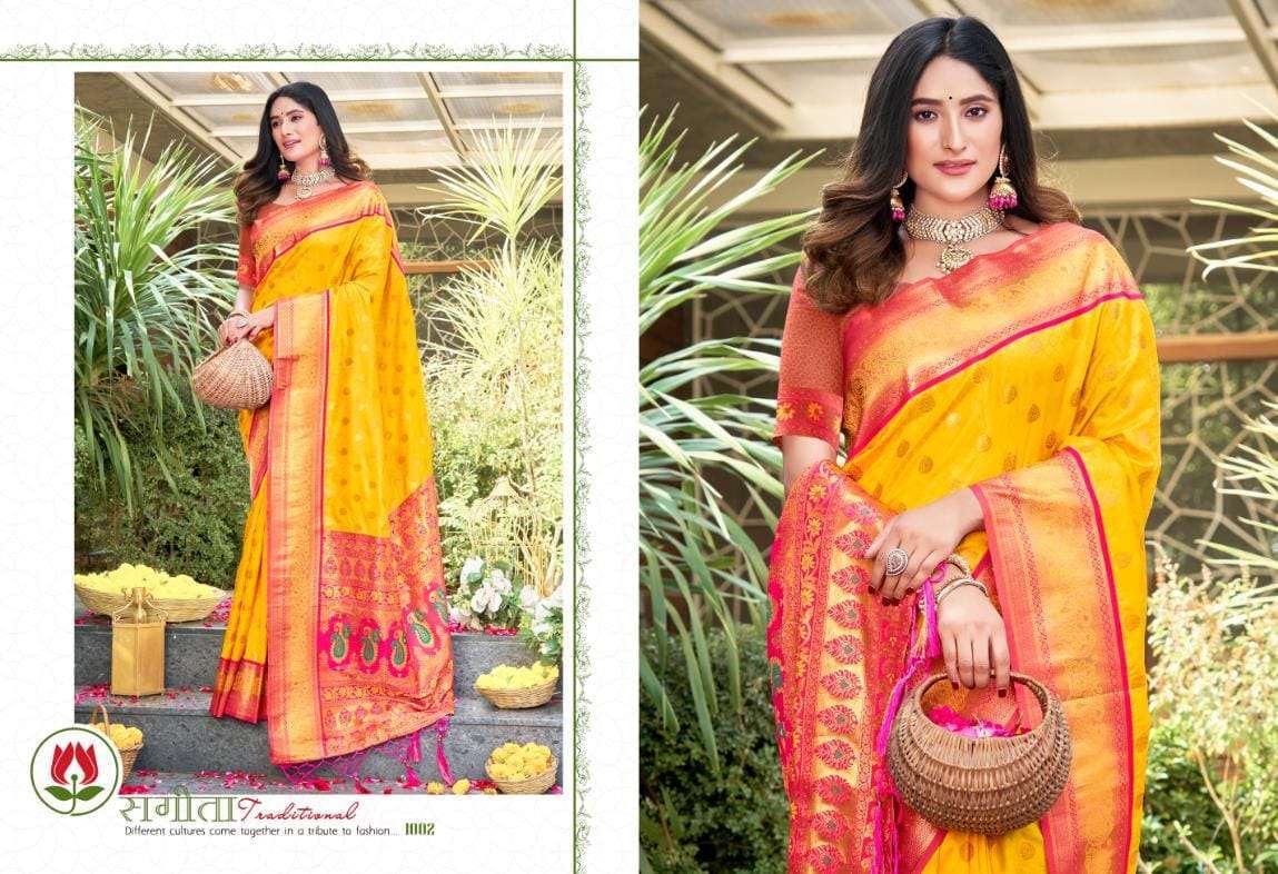 BUNAWAT AMRITPRABHA Banarasi Silk Saree manufacturer in Ahmedabad
