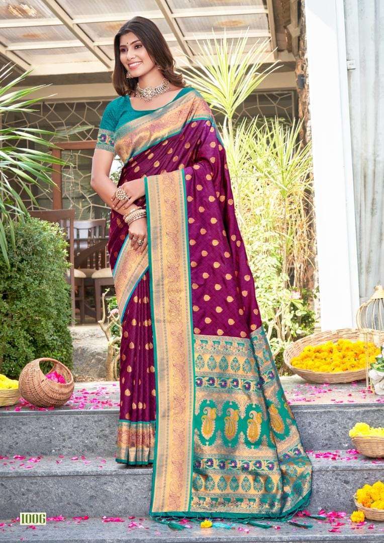 BUNAWAT AMRITPRABHA Banarasi Silk Saree manufacturer in Ahmedabad
