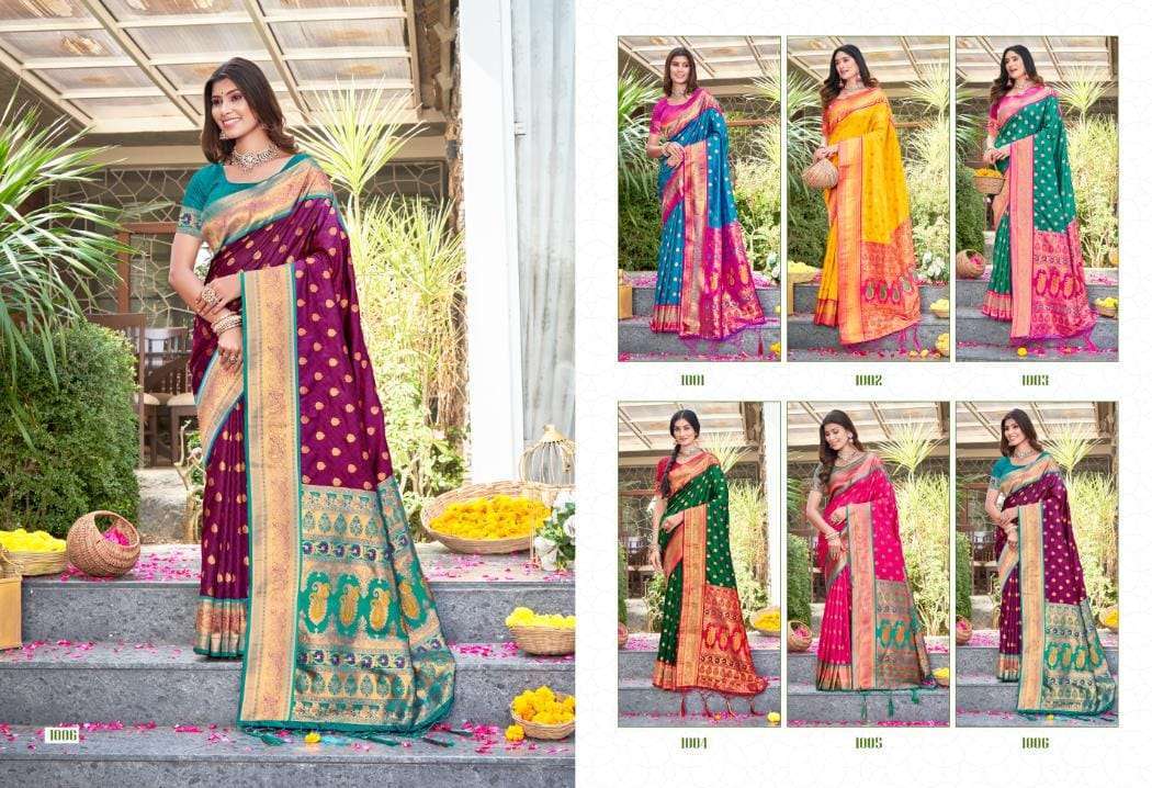 BUNAWAT AMRITPRABHA Banarasi Silk Saree manufacturer in Ahmedabad