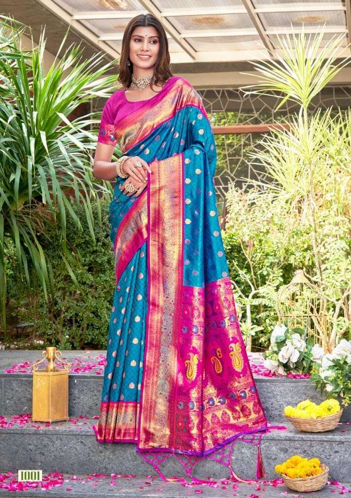 BUNAWAT AMRITPRABHA Banarasi Silk Saree manufacturer in Ahmedabad