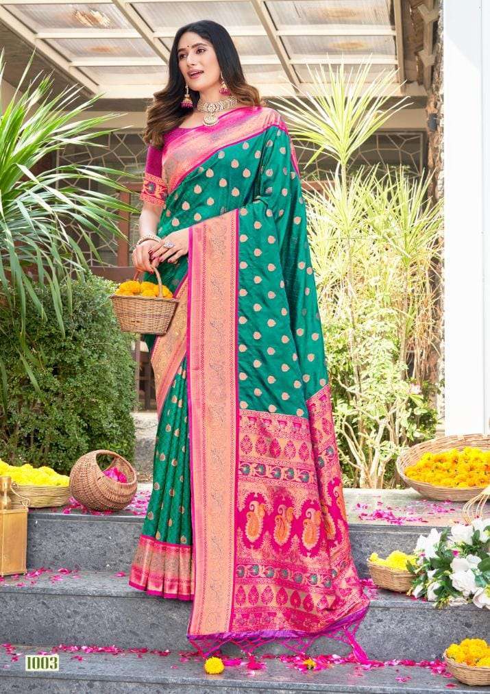 BUNAWAT AMRITPRABHA Banarasi Silk Saree manufacturer in Ahmedabad