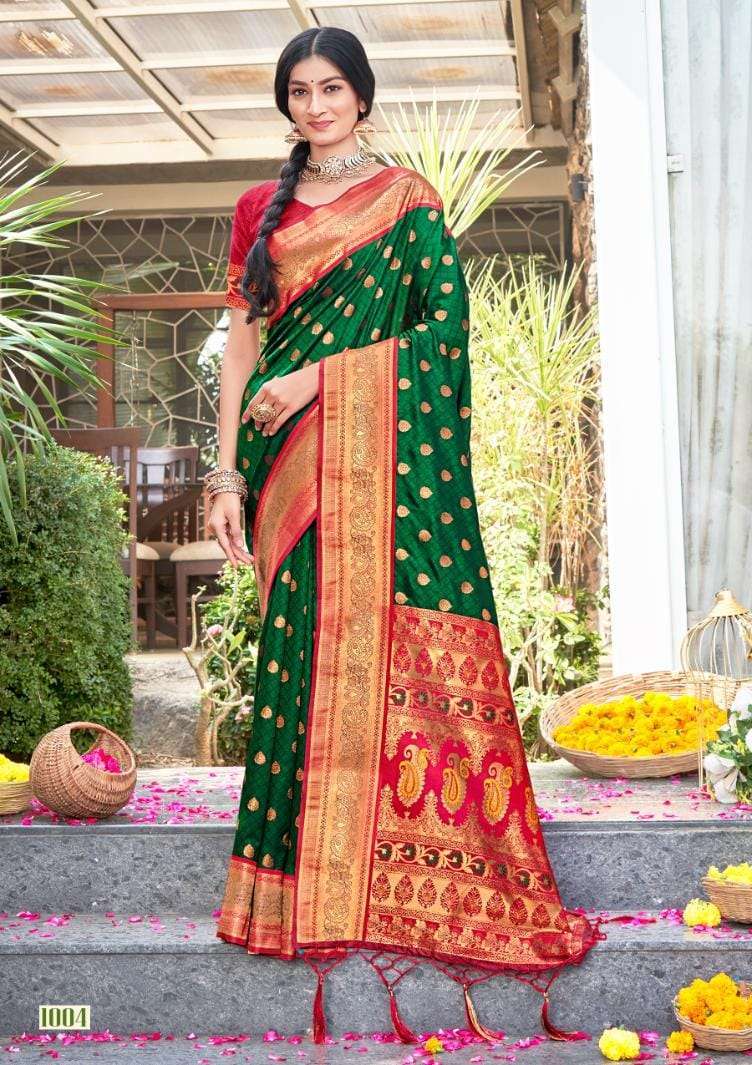 BUNAWAT AMRITPRABHA Banarasi Silk Saree manufacturer in Ahmedabad