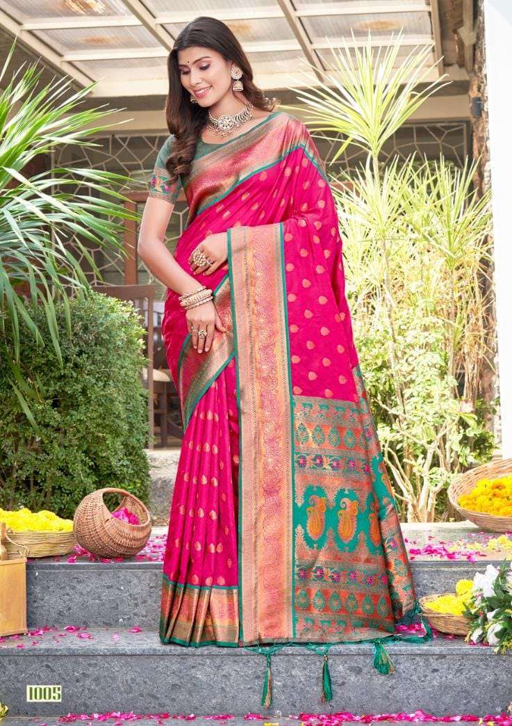 BUNAWAT AMRITPRABHA Banarasi Silk Saree manufacturer in Ahmedabad