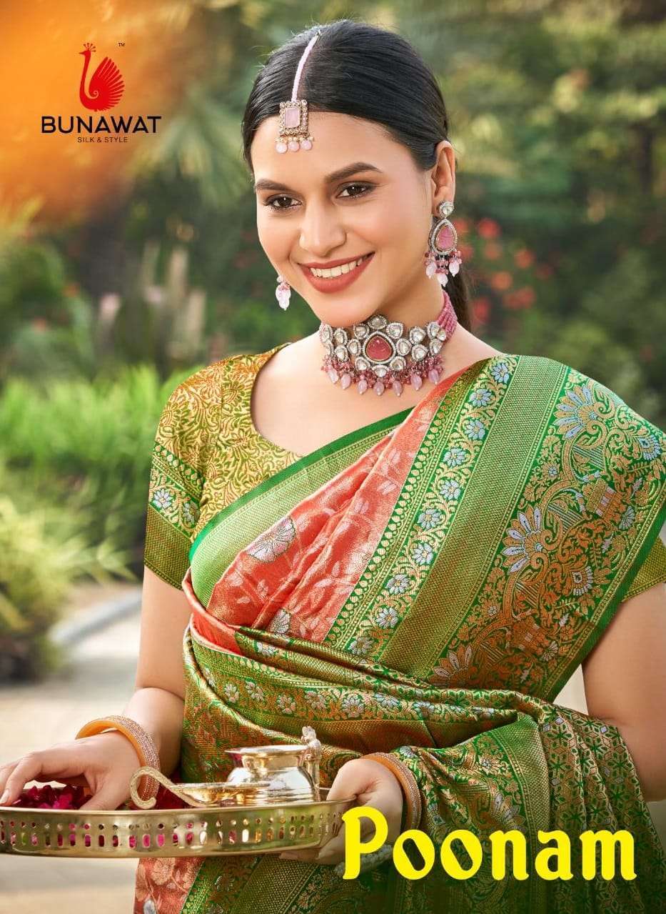 BUNAWAT POONAM Kanjivaram Silk Saree Wholesalers India
