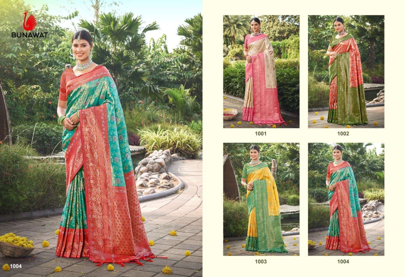 BUNAWAT POONAM Kanjivaram Silk Saree Wholesalers India