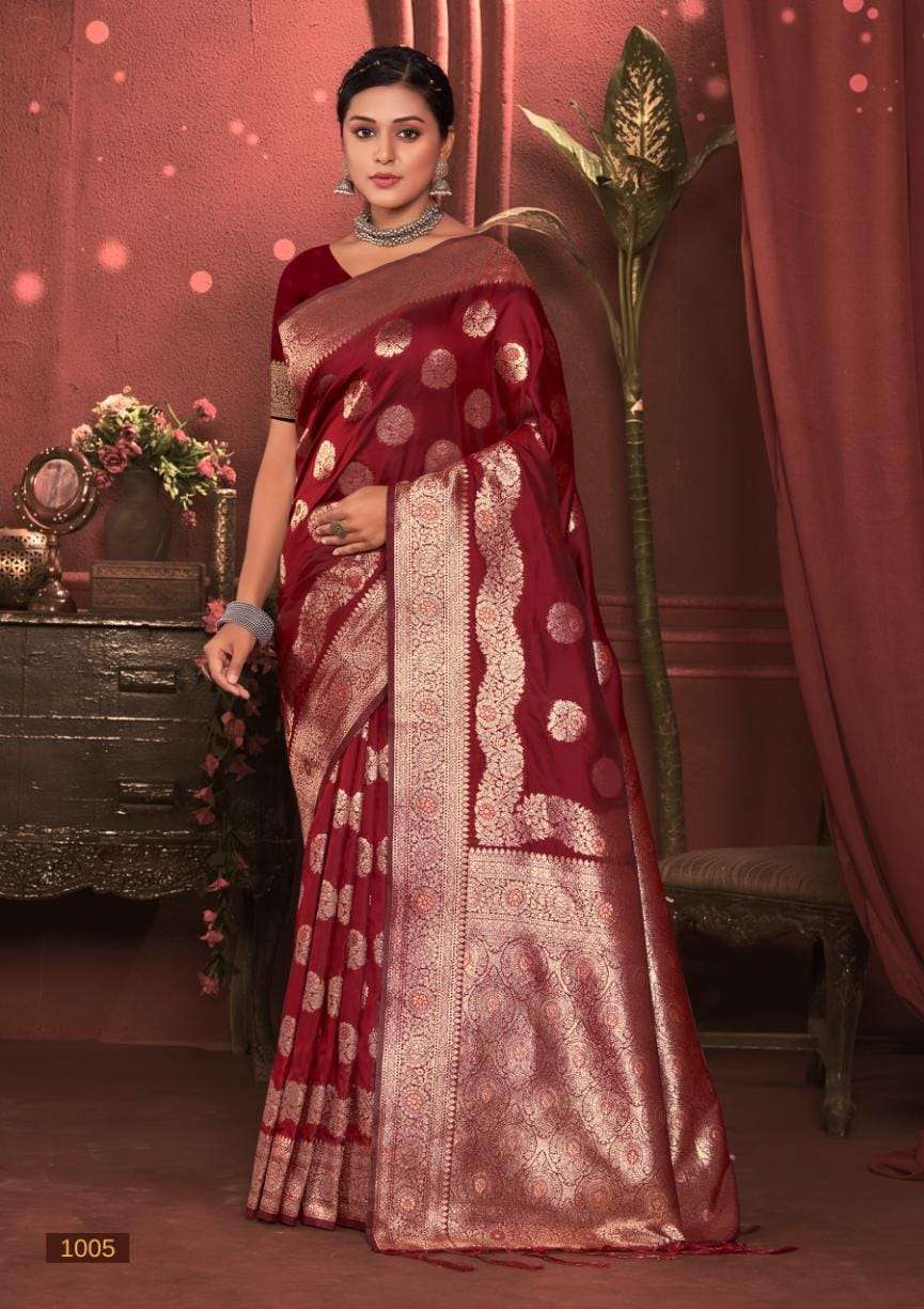 BUNAWAT PRATISHTA SILK Banarasi Silk Saree Designer saree wholesalers Surat