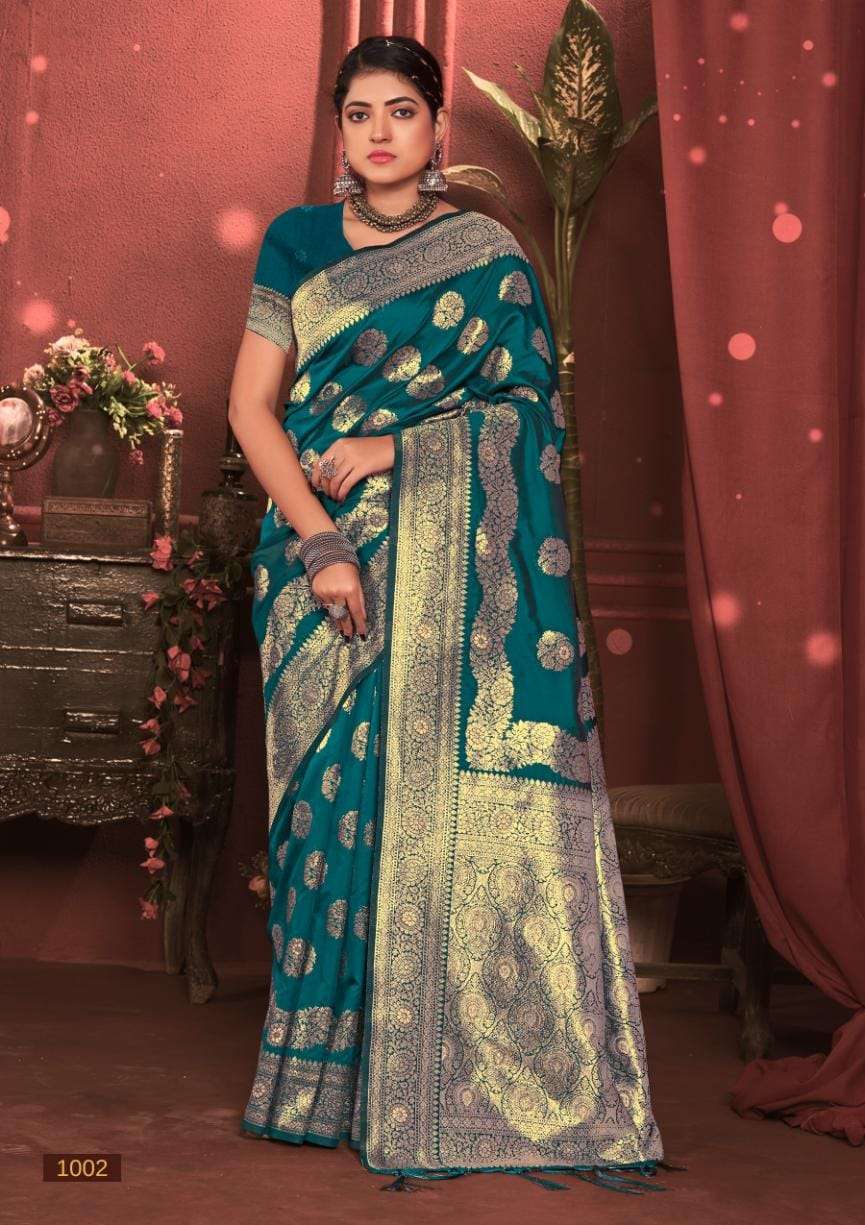 BUNAWAT PRATISHTA SILK Banarasi Silk Saree Designer saree wholesalers Surat