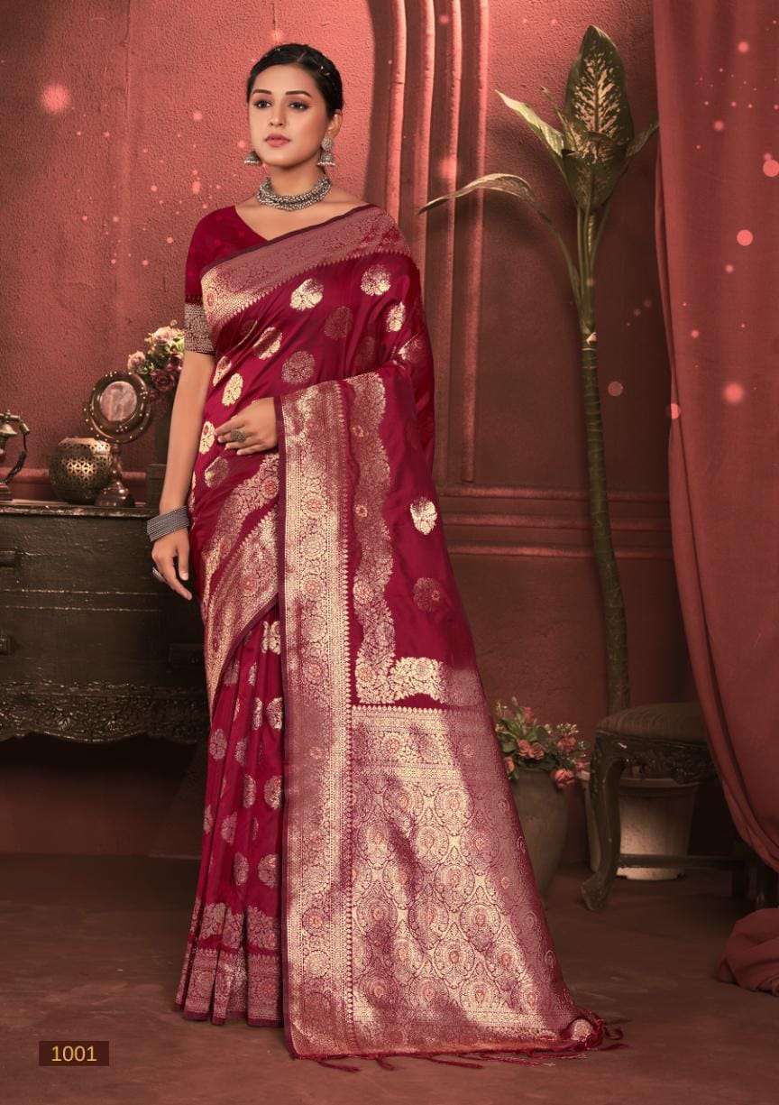 BUNAWAT PRATISHTA SILK Banarasi Silk Saree Designer saree wholesalers Surat