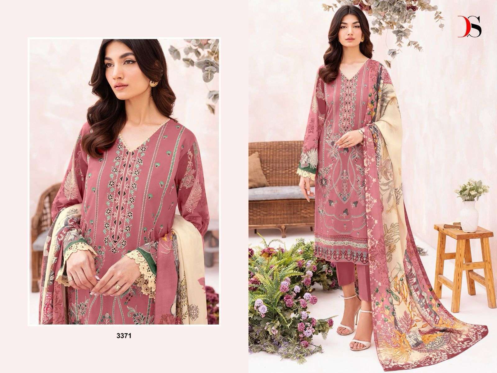 Deepsy Cheveron 10 Cotton Dupatta alwar Kameez Suppliers in Surat