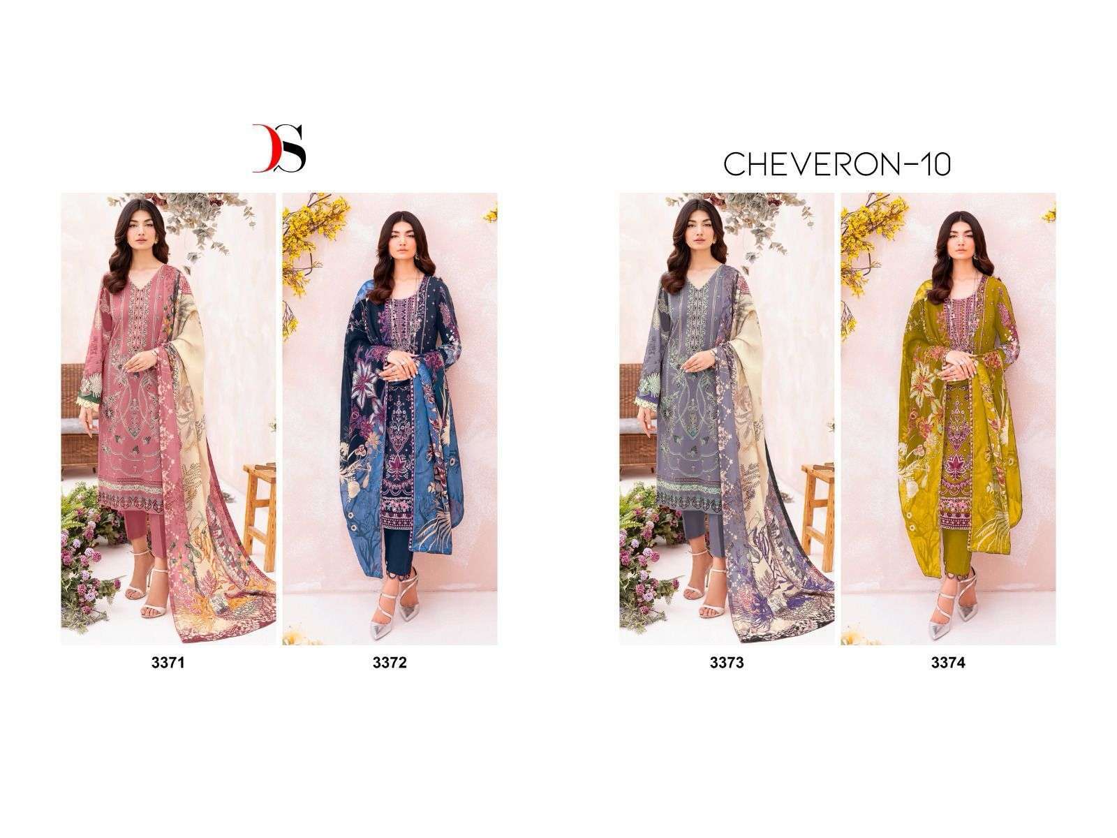 Deepsy Cheveron 10 Cotton Dupatta alwar Kameez Suppliers in Surat