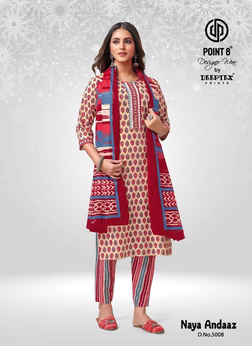 Deeptex naya andaz vol-5 -kurti pant with dupatta Wholesale fashion in Ahmedabad