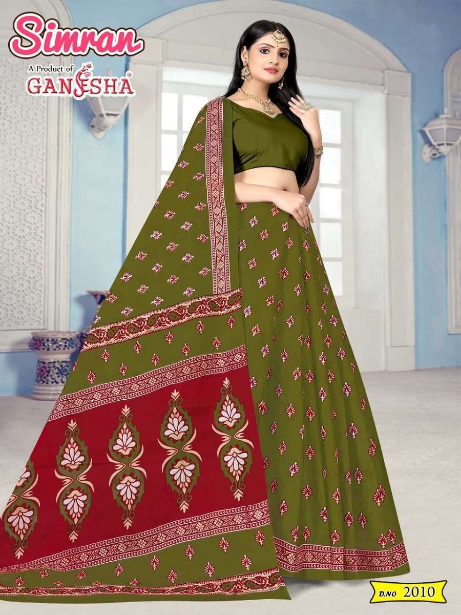 Ganesha Simran – Cotton Saree Surat cotton sarees wholesale