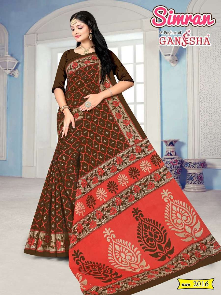 Ganesha Simran – Cotton Saree Surat cotton sarees wholesale