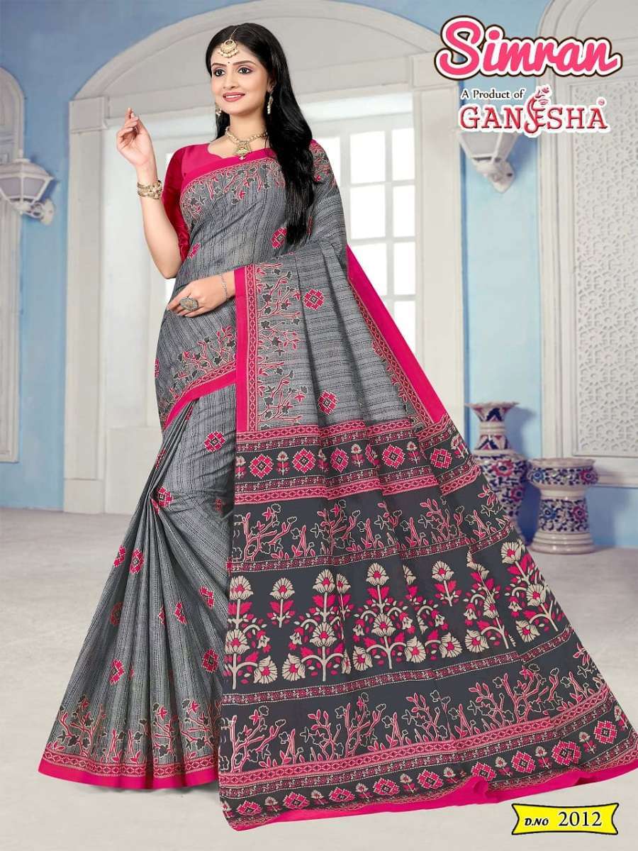 Ganesha Simran – Cotton Saree Surat cotton sarees wholesale