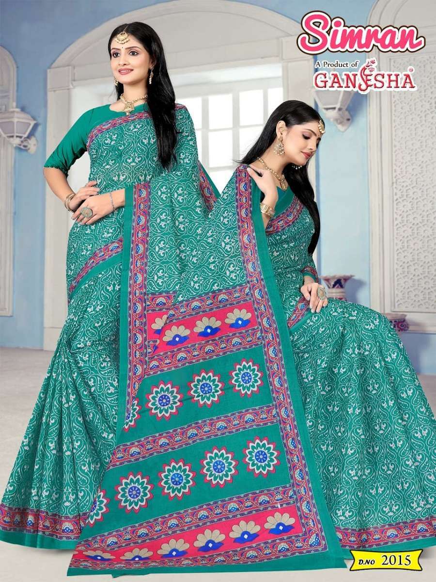 Ganesha Simran – Cotton Saree Surat cotton sarees wholesale