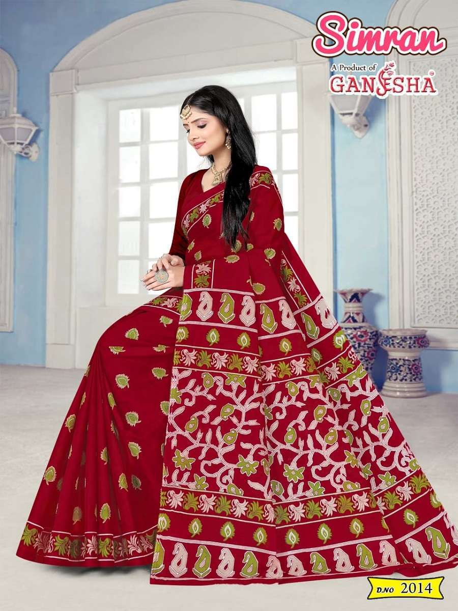 Ganesha Simran – Cotton Saree Surat cotton sarees wholesale