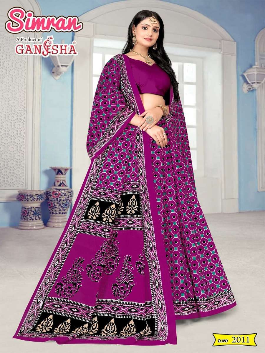 Ganesha Simran – Cotton Saree Surat cotton sarees wholesale