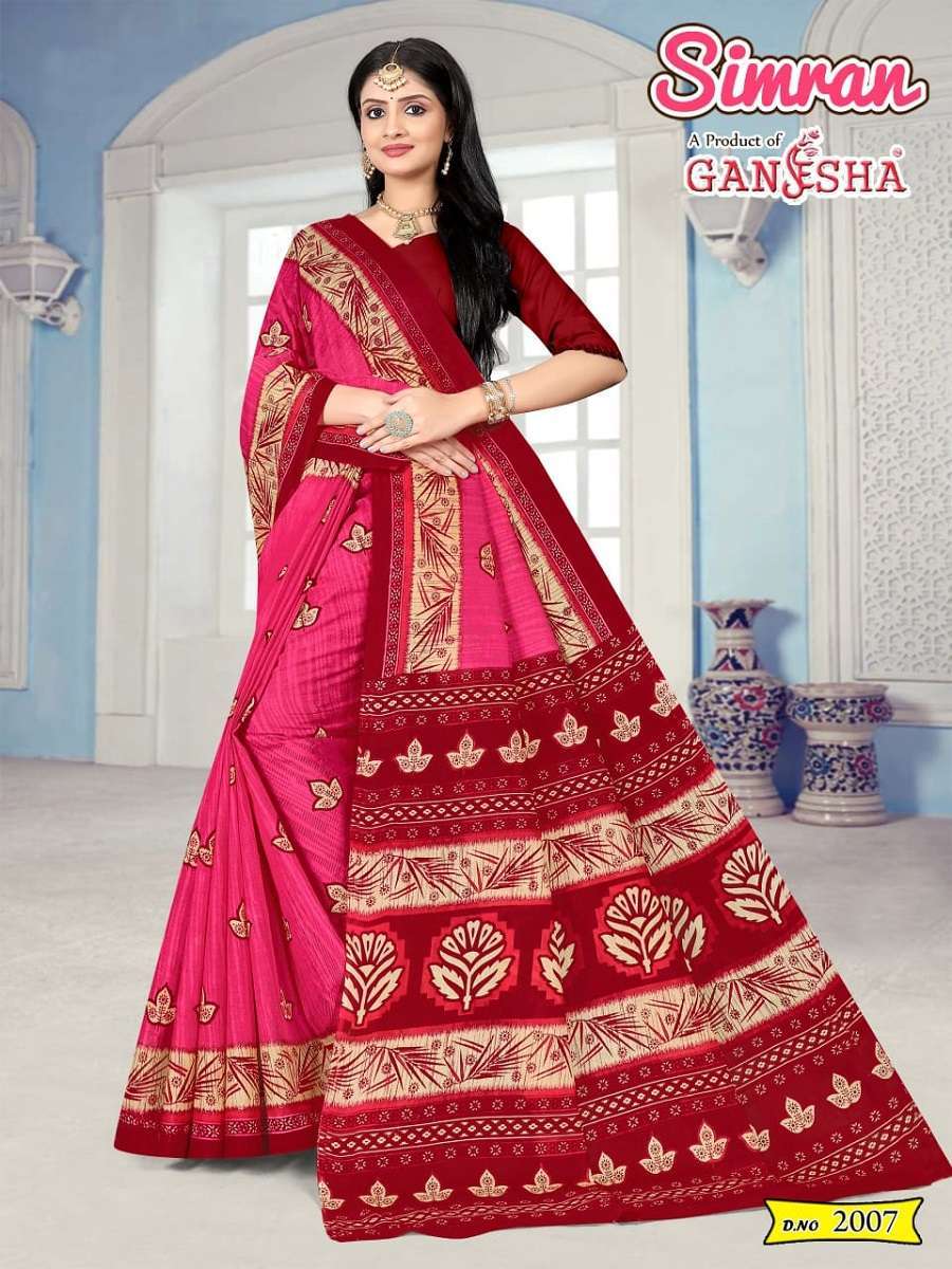 Ganesha Simran – Cotton Saree Surat cotton sarees wholesale