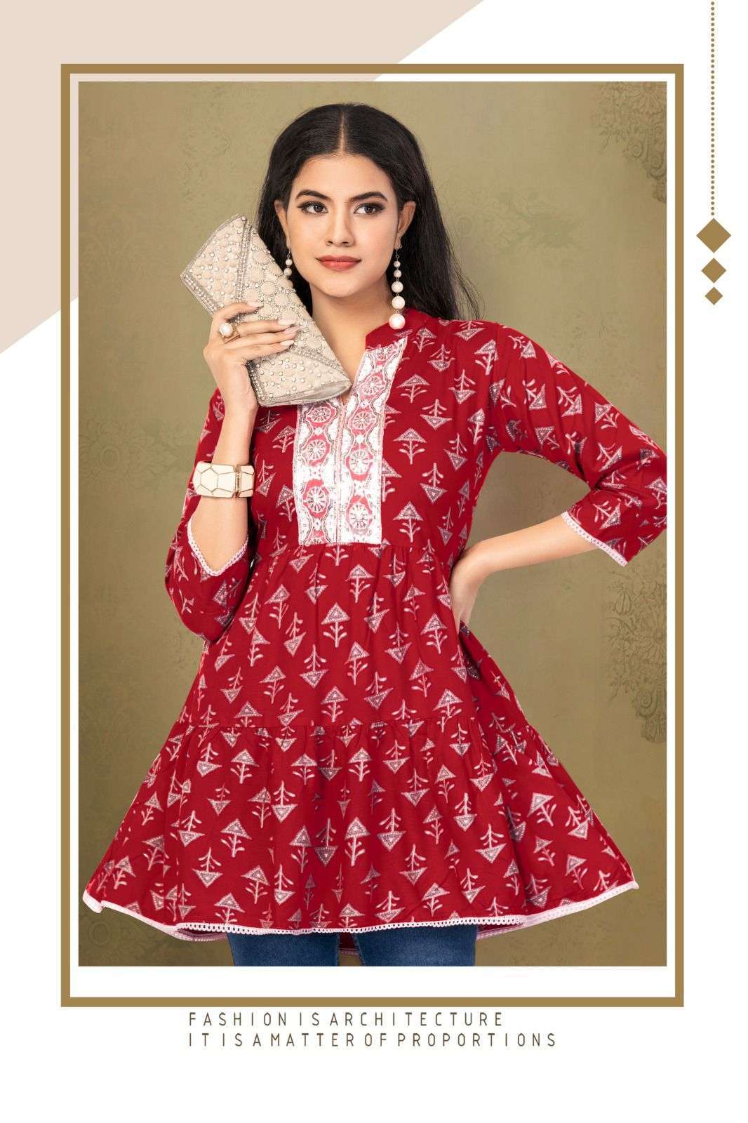 HIRWA SHEFALI-3 Cheap kurtis wholesale