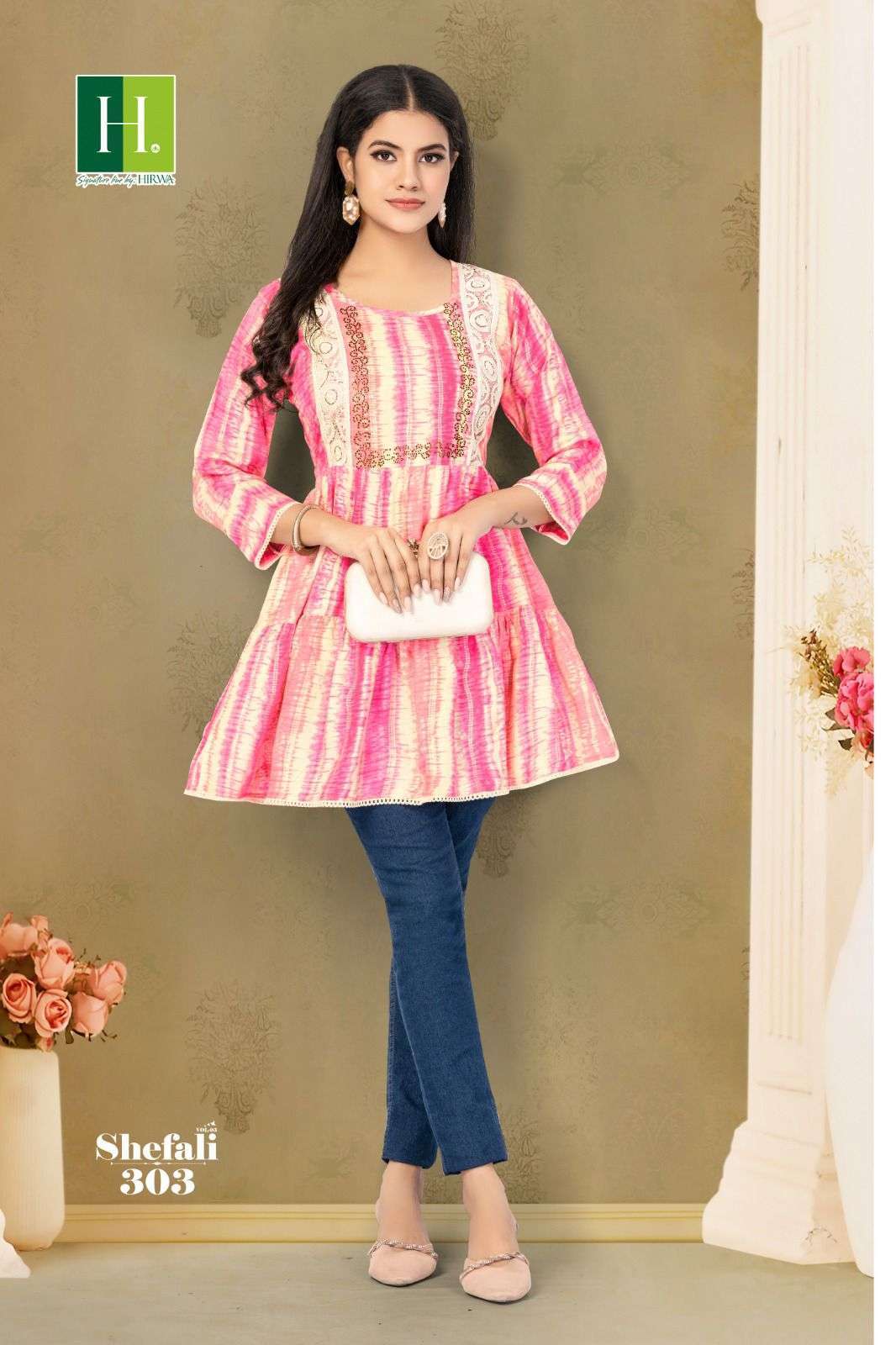 HIRWA SHEFALI-3 Cheap kurtis wholesale