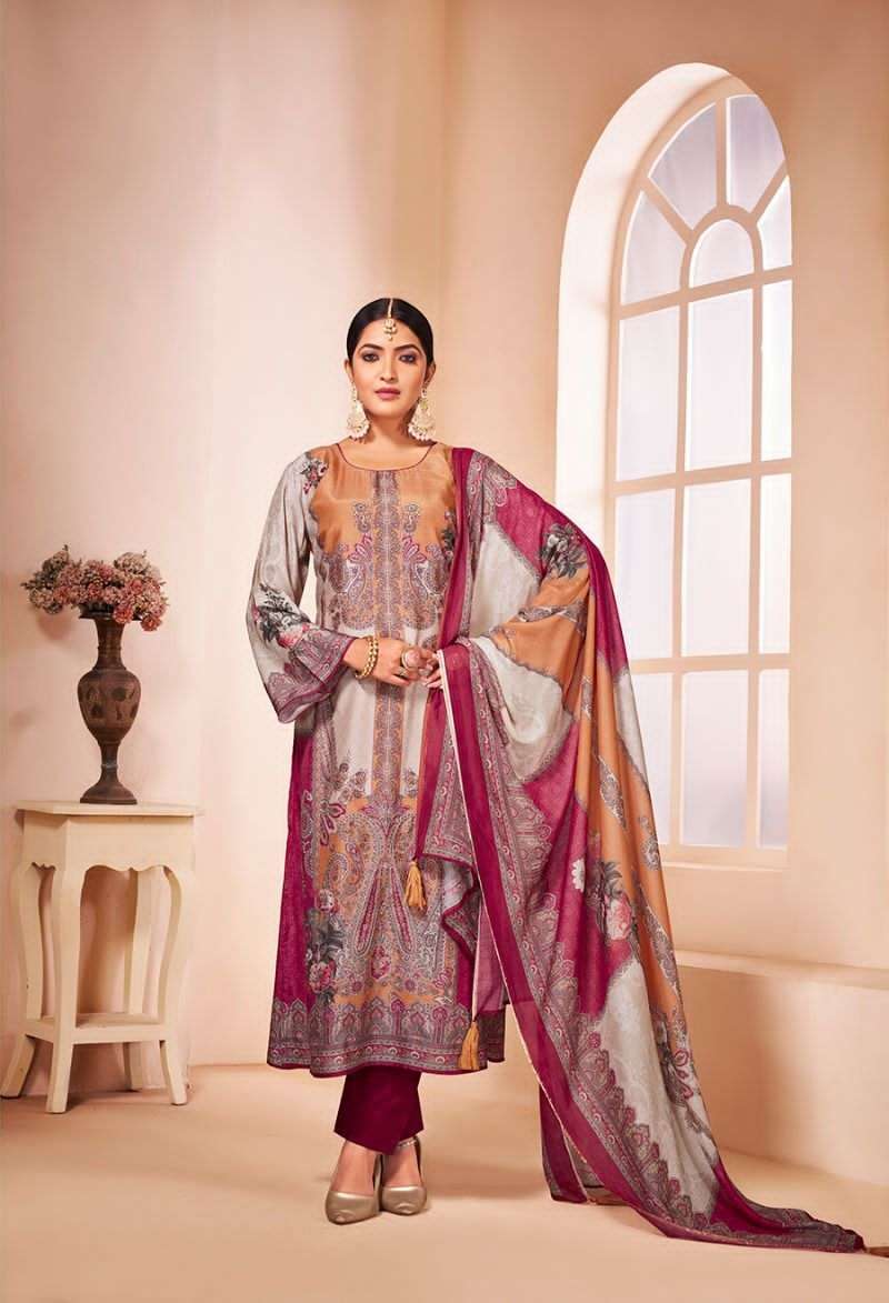 Ibiza Tashi Muslin Digital Printed Designer Pakistani salwar suits manufacturer in Surat