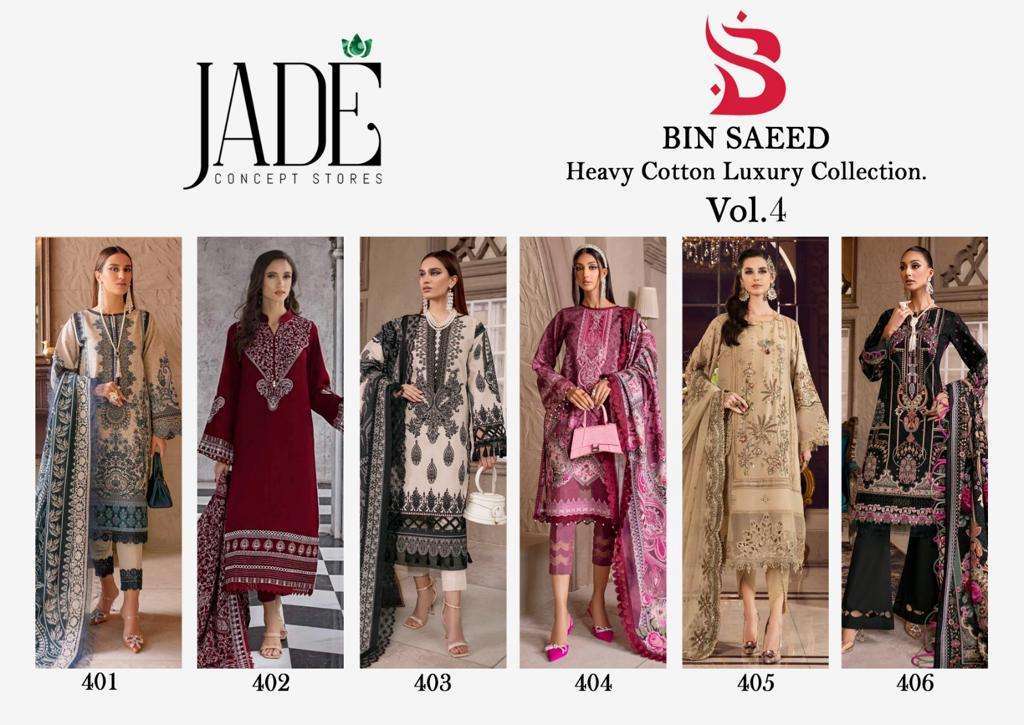 Jade Bin Saeed Vol-4 -Dress Material In india